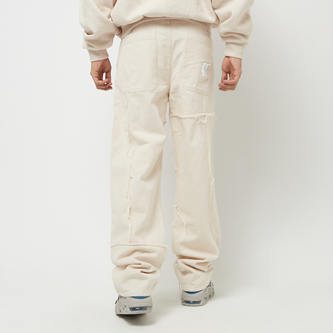 Karl Kani Five Pocket Patchwork Baggy Pants beige 23107 2