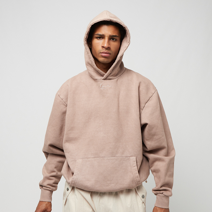 Karl Kani Small Signature OS Heavy Sweat Washed Hoodie braun 23202 1