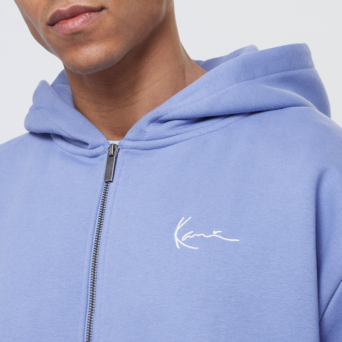 Karl Kani Chest Signature Essential Zip Hoodie pourpre 23205 3