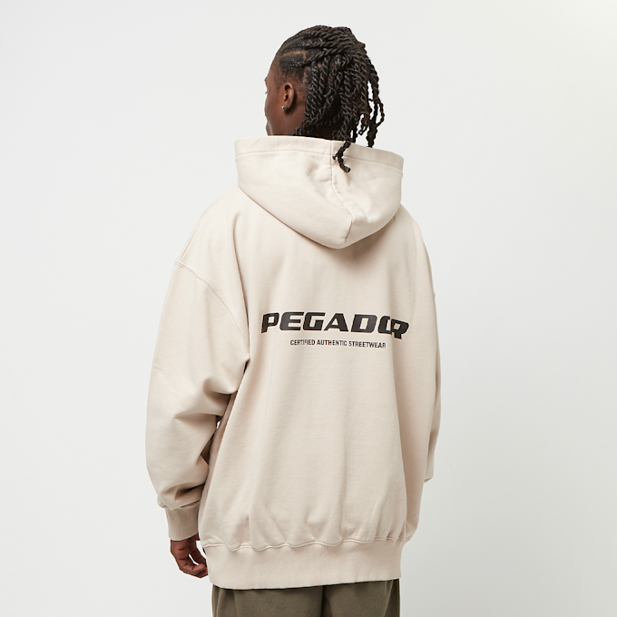 Pegador Colne Logo Oversized Hoodie weiß 23216 1