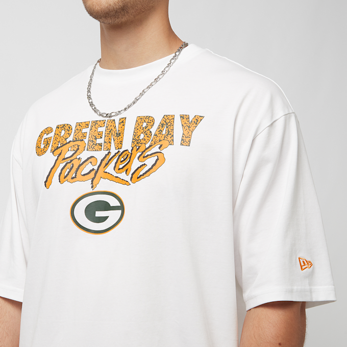 New Era NFL Script Oversized Tee Green Bay Packers weiß 23241 3