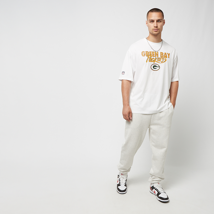 New Era NFL Script Oversized Tee Green Bay Packers weiß 23241 5