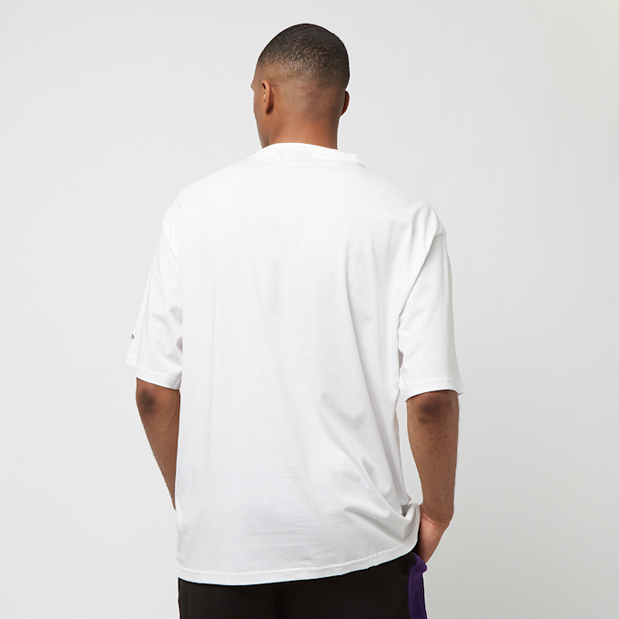 New Era Team Script Oversize Tee Los Angeles Lakers weiß 23284 2