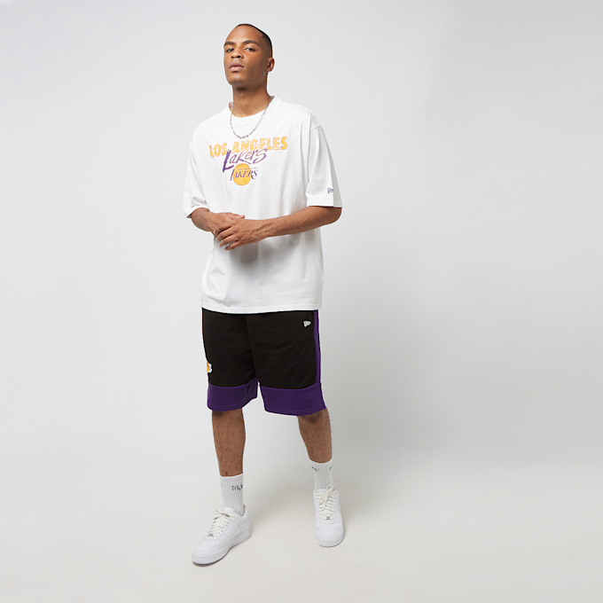 New Era Team Script Oversize Tee Los Angeles Lakers weiß 23284 5