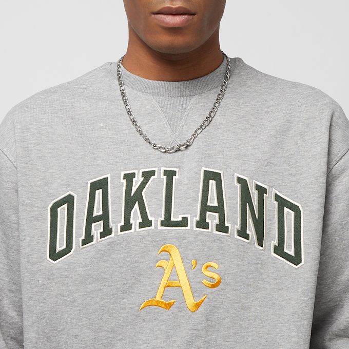 Nike MLB Large Logo Oversized Crew Oakland Athletics gris 23301 3