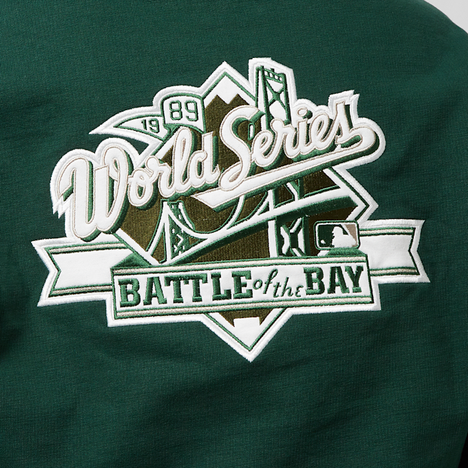 New Era MLB Oakland World Series Oversized Pullover Hoody grün 23310 5