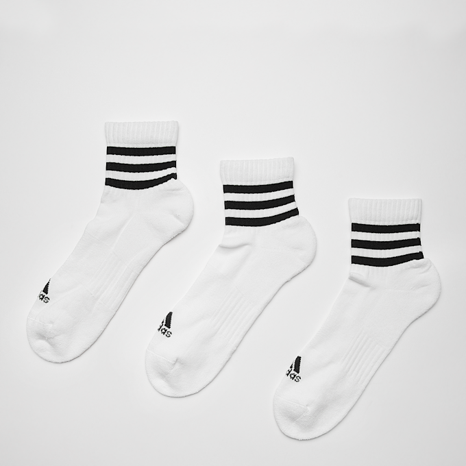 adidas Sportswear 3 PACK - Sportswear 3-Streifen Ankle Socken weiß 23316 1