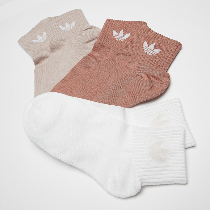 adidas Originals 3 PACK - Mid Ankle Socks wit 23318 2