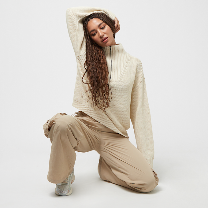 Urban Classics Oversized Knit Troyer beige 23364 4