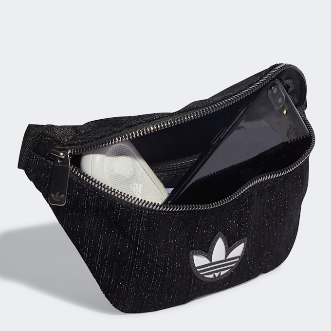 adidas Originals Satin Bauchtasche schwarz 23396 4