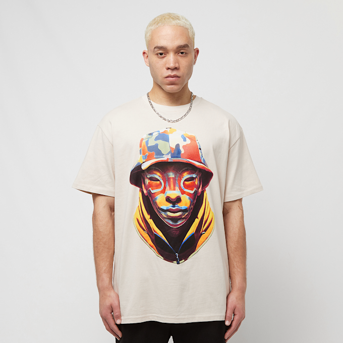 Forgotten Faces Camouflage Front Heavy Oversized Tee multicolor 23543 1