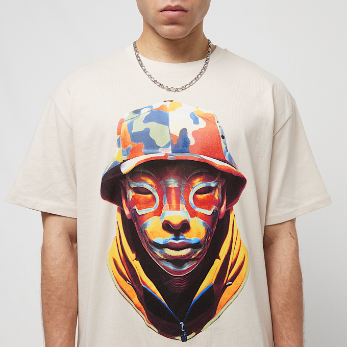 Forgotten Faces Camouflage Front Heavy Oversized Tee multicolor 23543 3