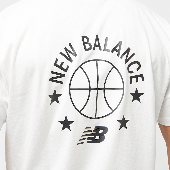 New Balance Hoops Essentials T-Shirt weiß 23649 4