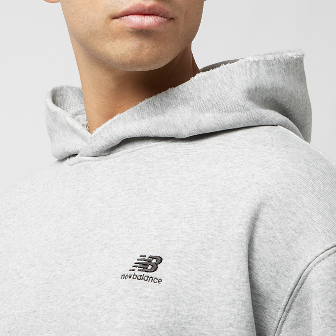 New Balance Hoops Fleece Hoodie grau 23650 3