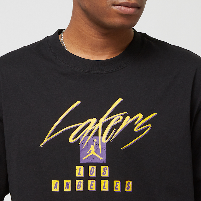 Jordan NBA Los Angeles Lakers Courtside Statement M90 Shortsleeve Tee nero 23679 3