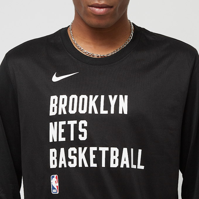Nike NBA Brooklyn Nets Dri-Fit Essential Print Longsleeve Tee schwarz 23693 3