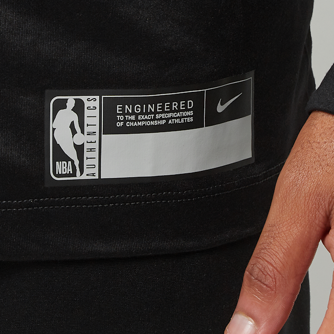 Nike NBA Brooklyn Nets Dri-Fit Essential Print Longsleeve Tee schwarz 23693 4