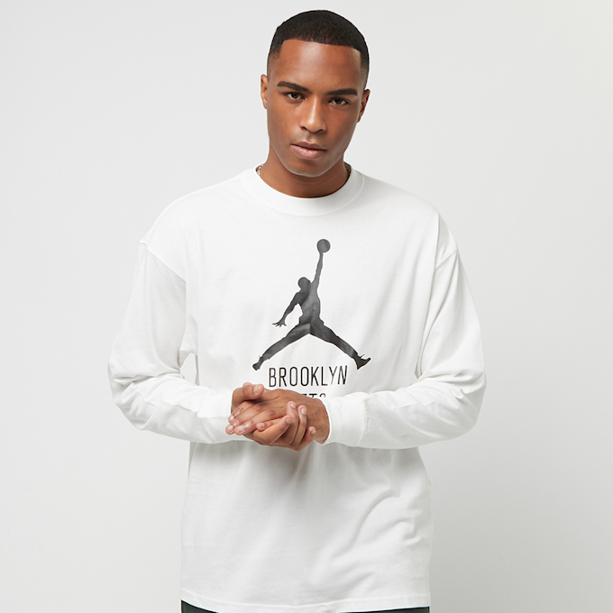Jordan Brooklyn Nets Essential NBA-Longsleeve Tee blanco 23697 1