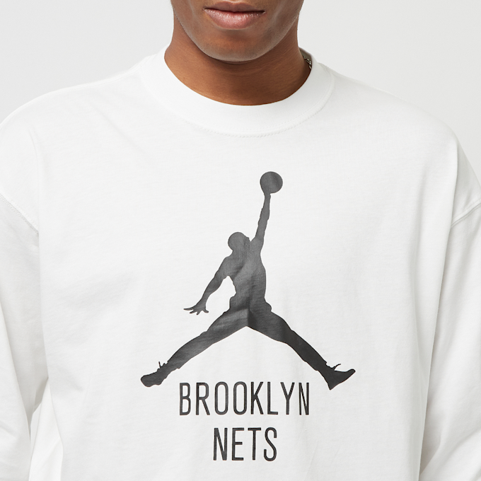 Jordan Brooklyn Nets Essential NBA-Longsleeve Tee blanco 23697 3