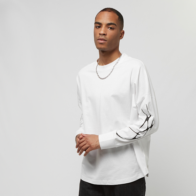 Upscale by Mister Tee Collection Cut On Longsleeve blanc 23740 2