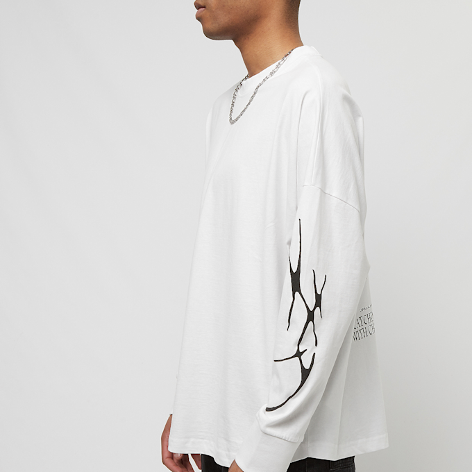 Upscale by Mister Tee Collection Cut On Longsleeve blanc 23740 3