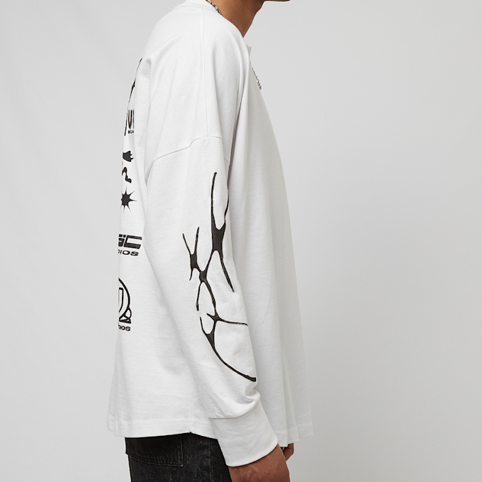 Upscale by Mister Tee Collection Cut On Longsleeve blanc 23740 4