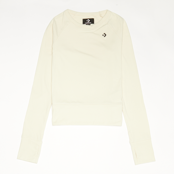 Converse Junior Long Sleeve Cardigan Knit Top biały 23794 1
