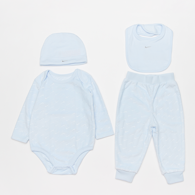 Nike Junior Velour Embossed Swoosh Set (4 Piece) blauw 23824 1