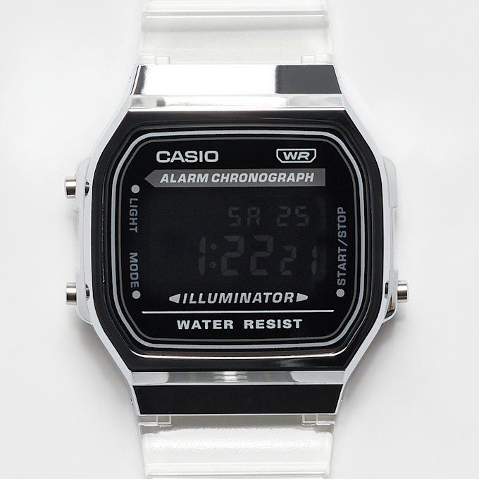 CASIO Vintage A168XES-1BEF zilver 23831 1