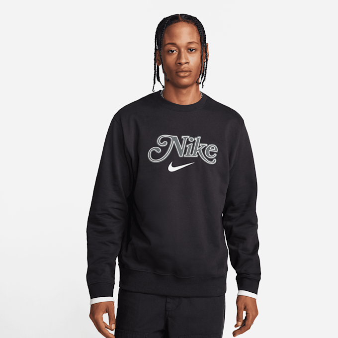 Nike Sportswear Fleece Crew-Neck Sweatshirt negro 23851 1