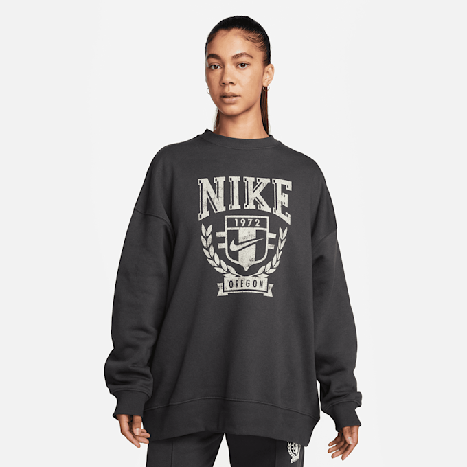 Nike Sportswear Oversized Fleece Crew-Neck Sweatshirt rood 23857 1