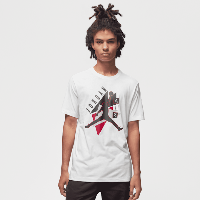 Jordan Brand Graphics Short Sleeve Crew blanc 23906 1