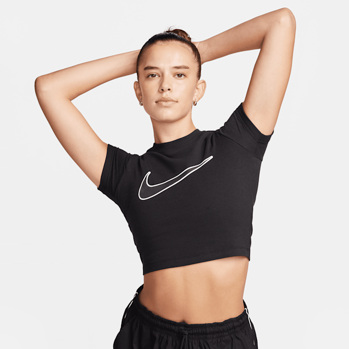 Nike Sportswear Tee Baby Swoosh schwarz 23929 1