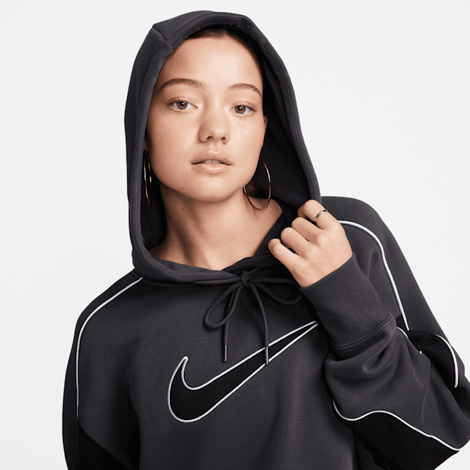 Nike Sportswear Fleece Oversized Pullover Swoosh rot 23933 3