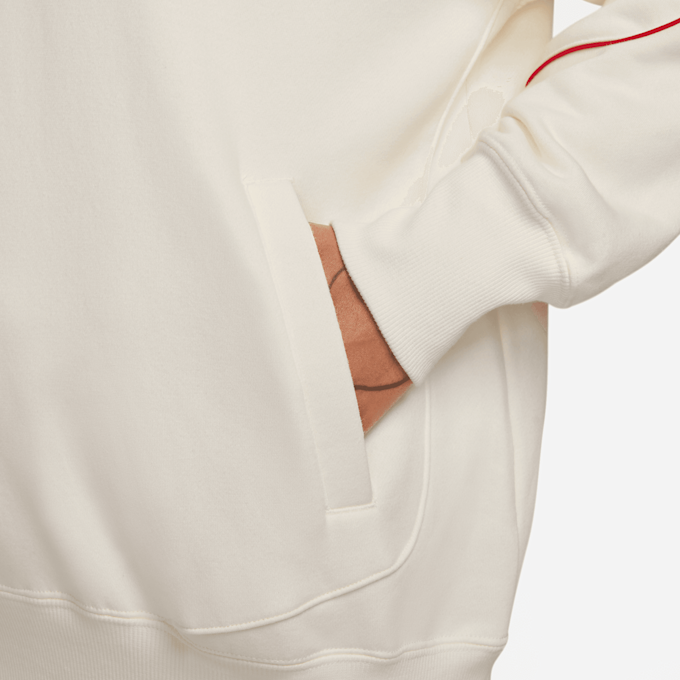 Nike Sportswear Oversized Fleece Pullover Swoosh bege 23934 6