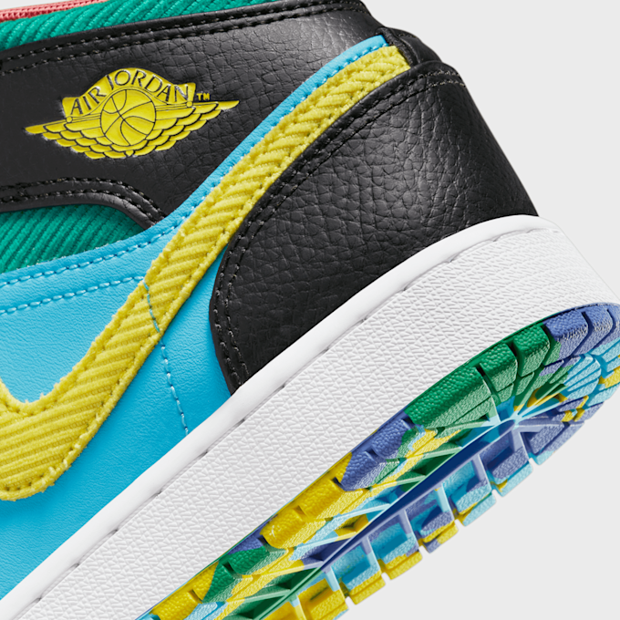 Jordan Air Jordan 1 Mid Sneaker School (GS) czarny 23953 4