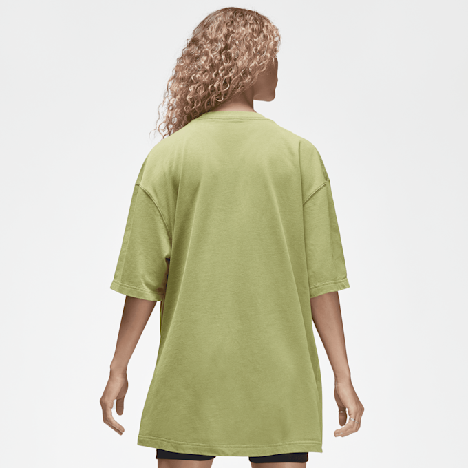 Nike   Oversized Short Sleeve Tee Heritage groen 24035 2