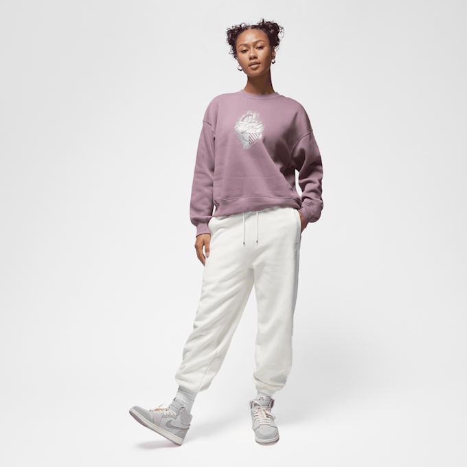 Jordan Brooklyn Fleece Graphic Hoodie roze 24053 6