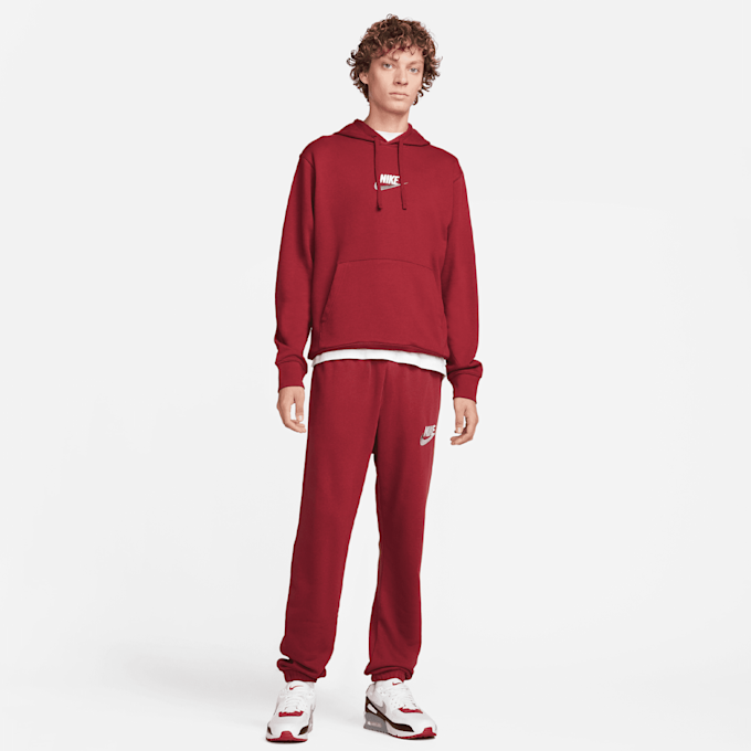 Nike Club + French Terry Pullover Hoodie LBR rot 24058 6