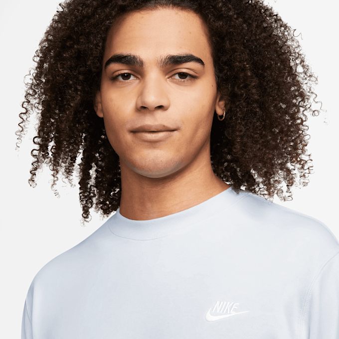 Nike Sportswear Club French Terry Crew bleu 24075 3