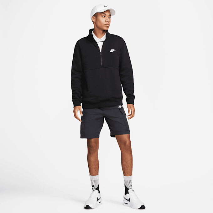 Nike Sportswear Club Half-Zip Pullover schwarz 24092 5