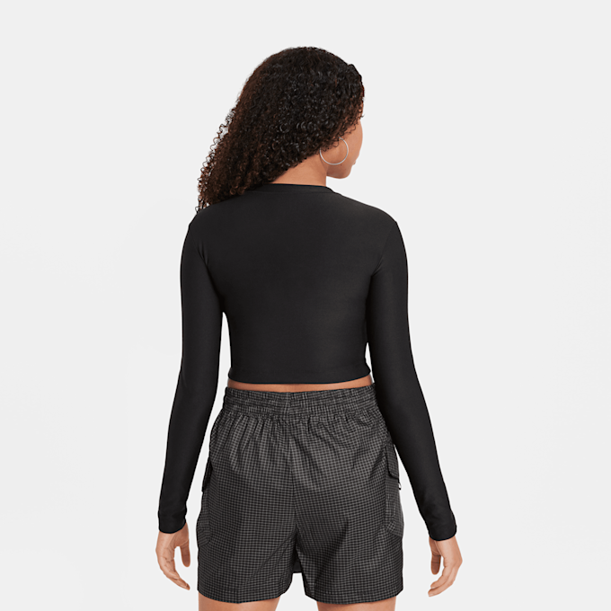 Nike Sportswear Crop Long Sleeve Top SW grau 24113 2