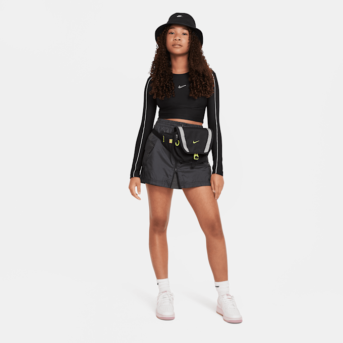Nike Sportswear Crop Long Sleeve Top SW grijs 24113 4