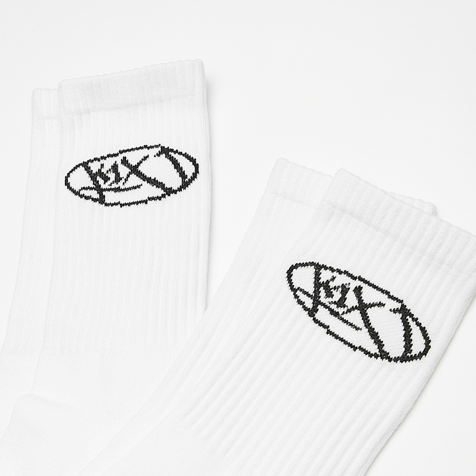 K1X 2 PACK - Crew Socks blanco 24131 2