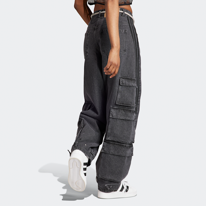 adidas Originals Pantaloni Denim Cargo adilenium czarny 24338 2