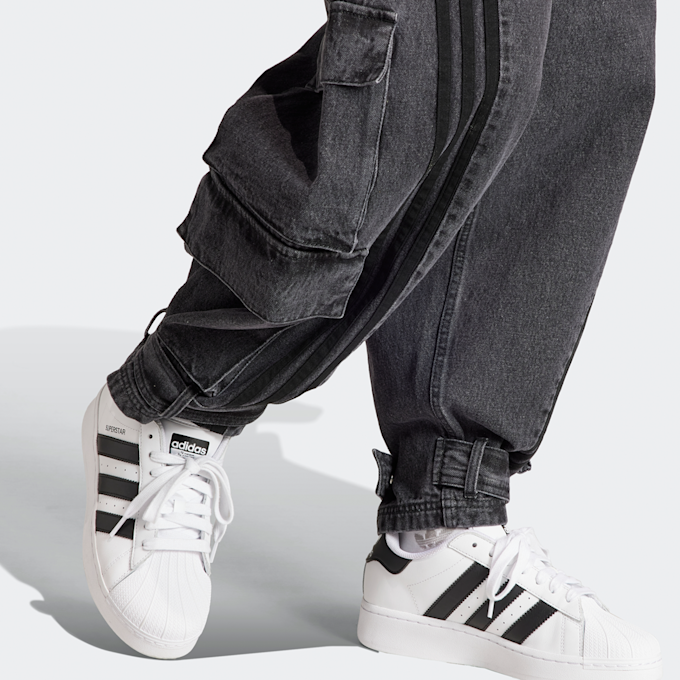 adidas Originals Pantaloni Denim Cargo adilenium czarny 24338 4