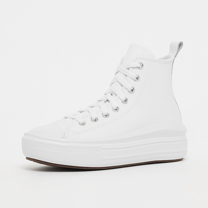 Converse Chuck Taylor All Star Platform Move Leather (GS) blanco 24342 2