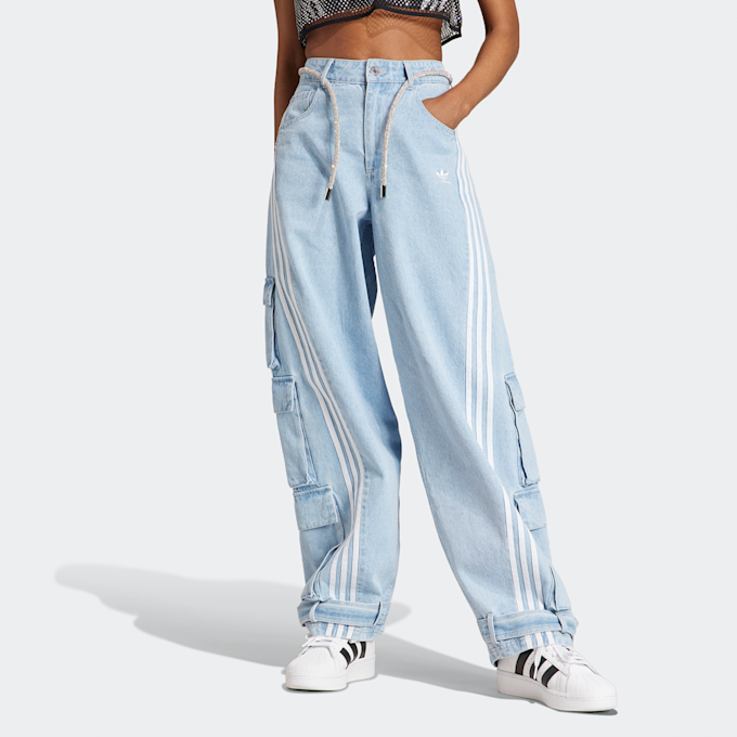 adidas Originals Pantalón Denim Cargo adilenium negro 24348 1