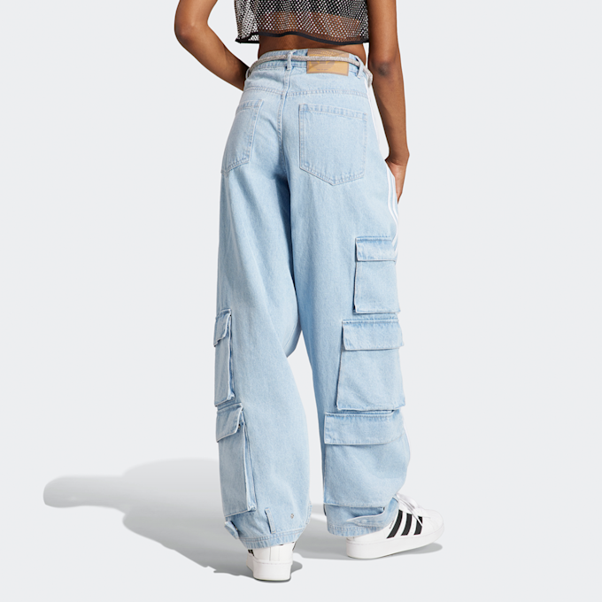 adidas Originals adilenium Denim Cargo Hose schwarz 24348 2