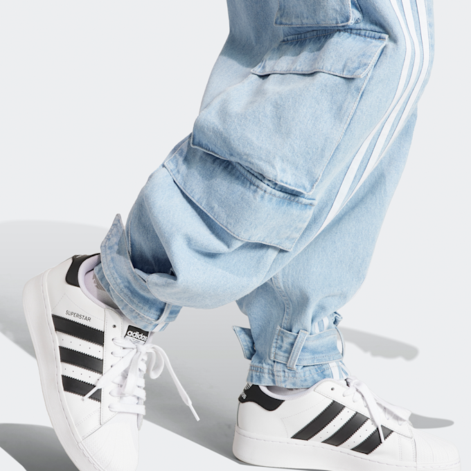 adidas Originals adilenium Denim Cargo Hose schwarz 24348 4